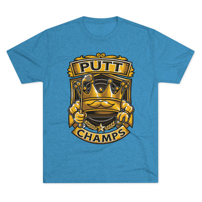 PUTT CHAMPS  - PREMIUM SOFT - Unisex Tri-Blend Crew Tee (Next Level 6010)
