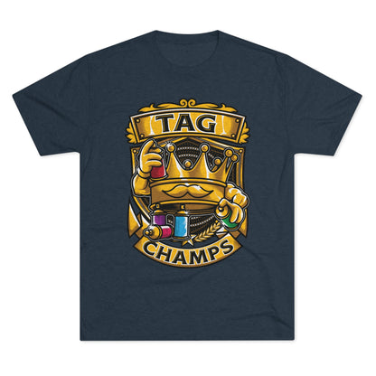 TAG CHAMPS  - PREMIUM SOFT - Unisex Tri-Blend Crew Tee (Next Level 6010)