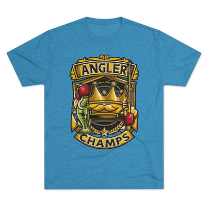 ANGLER CHAMPS - PREMIUM SOFT - Unisex Tri-Blend Crew Tee (Next Level 6010)