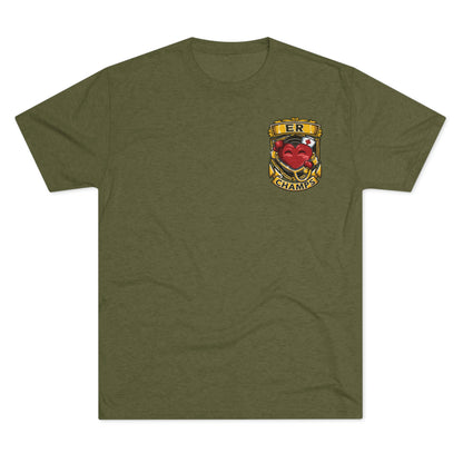 ER CHAMPS (Small Logo) - PREMIUM SOFT - Unisex Tri-Blend Crew Tee (Next Level 6010)