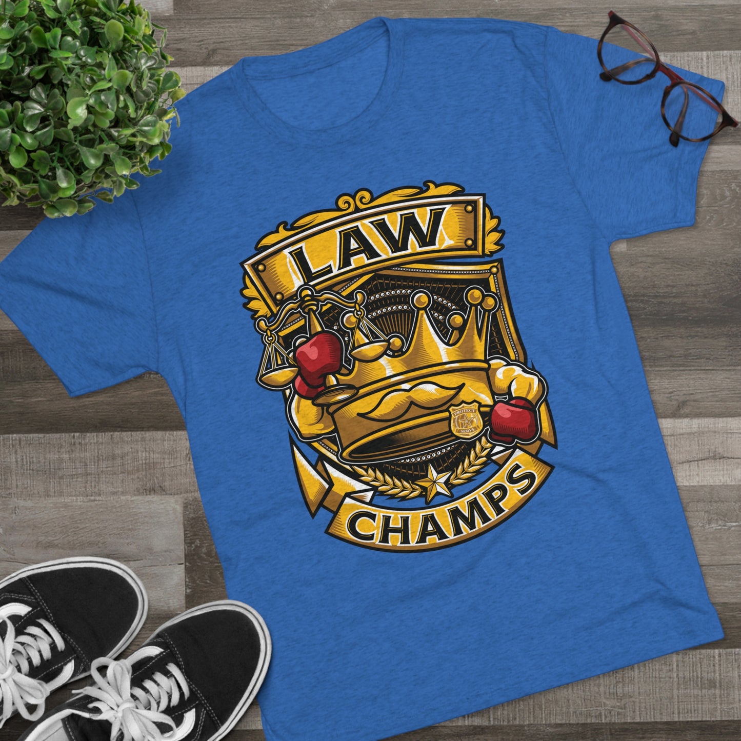 LAW CHAMPS  - PREMIUM SOFT - Unisex Tri-Blend Crew Tee (Next Level 6010)