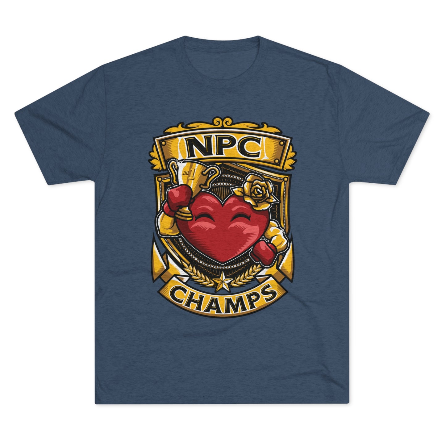 NPC CHAMPS  - PREMIUM SOFT - Unisex Tri-Blend Crew Tee (Next Level 6010)
