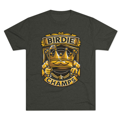 BIRDIE CHAMPS  - PREMIUM SOFT - Unisex Tri-Blend Crew Tee (Next Level 6010)