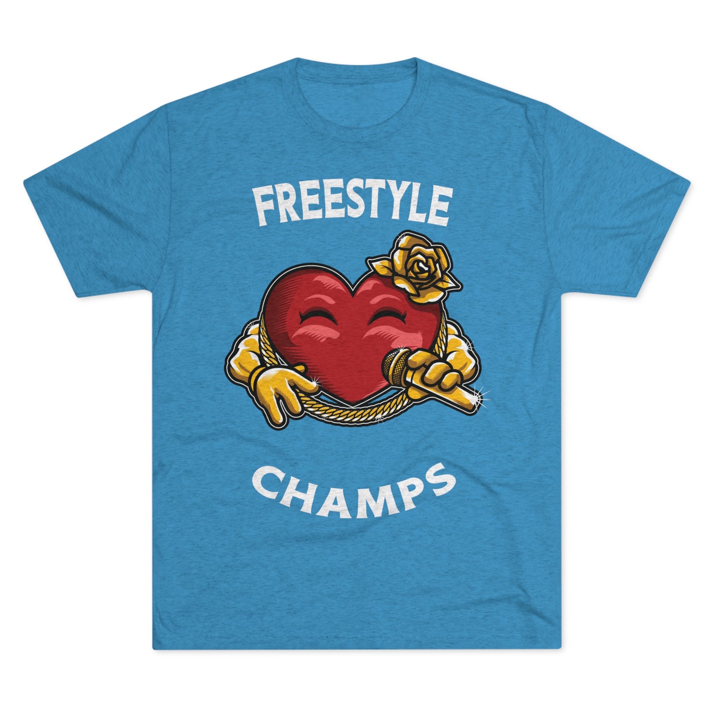 FREESTYLE CHAMPS  - PREMIUM SOFT - Unisex Tri-Blend Crew Tee (Next Level 6010)