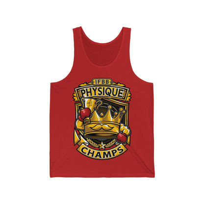 IFBB PHYSIQUE CHAMPS - PREMIUM SOFT - Unisex Jersey Tank (Bella+Canvas 3480)