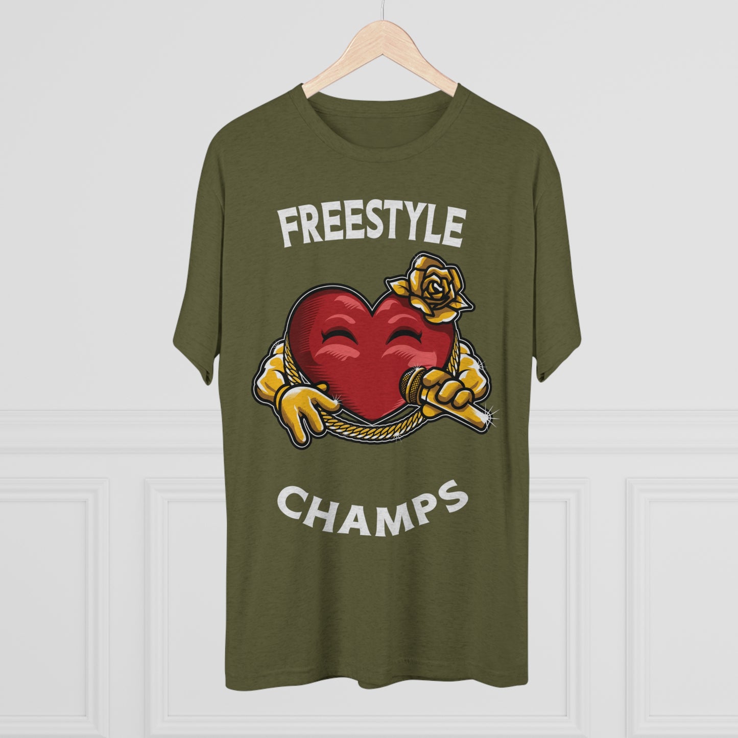 FREESTYLE CHAMPS  - PREMIUM SOFT - Unisex Tri-Blend Crew Tee (Next Level 6010)