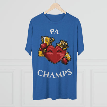 PA CHAMPS (Alternate Logo) - PREMIUM SOFT - Unisex Tri-Blend Crew Tee (Next Level 6010)