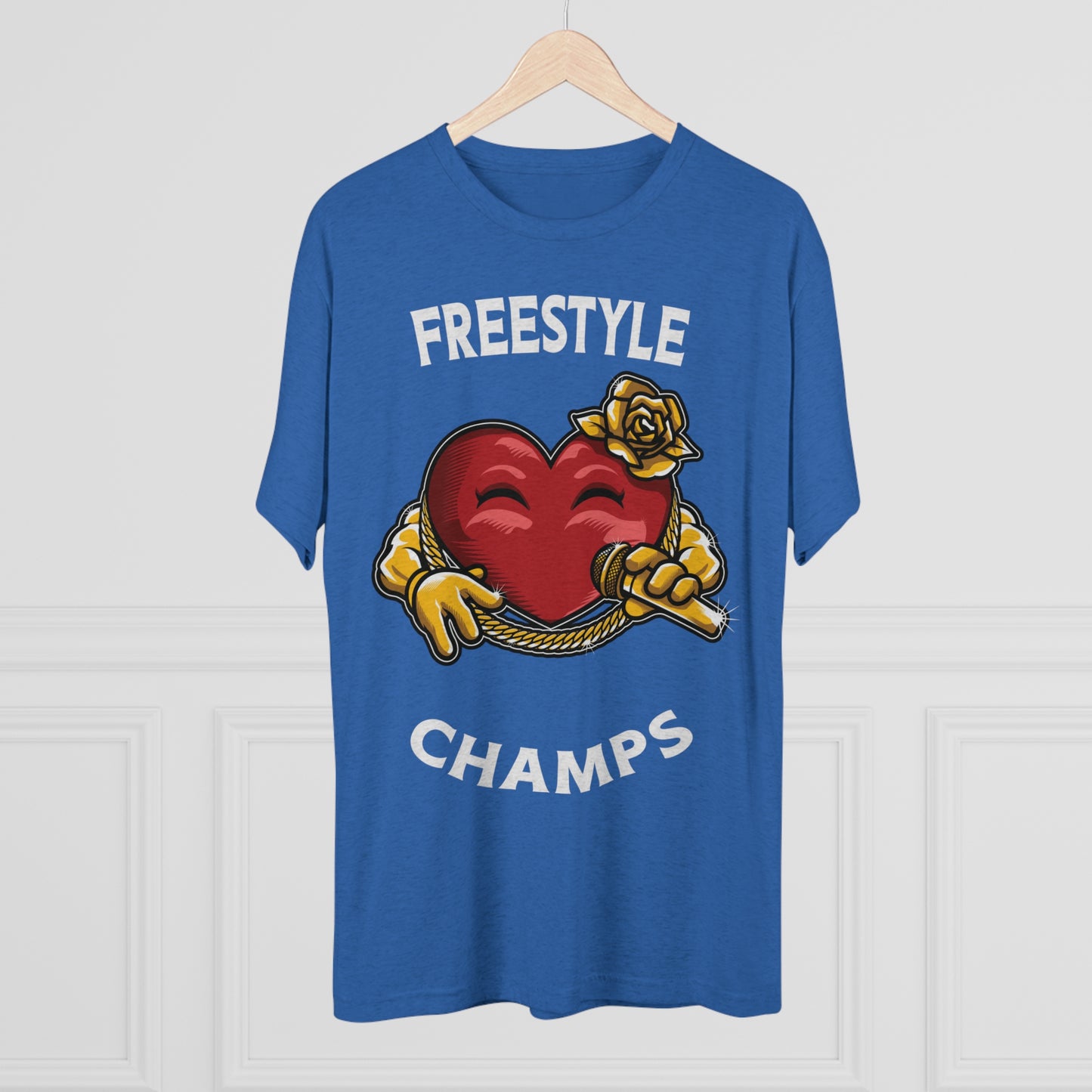 FREESTYLE CHAMPS  - PREMIUM SOFT - Unisex Tri-Blend Crew Tee (Next Level 6010)