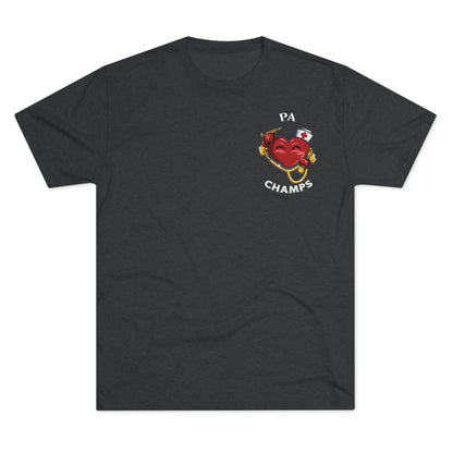 PA CHAMPS (Small Logo) - PREMIUM SOFT - Unisex Tri-Blend Crew Tee (Next Level 6010)
