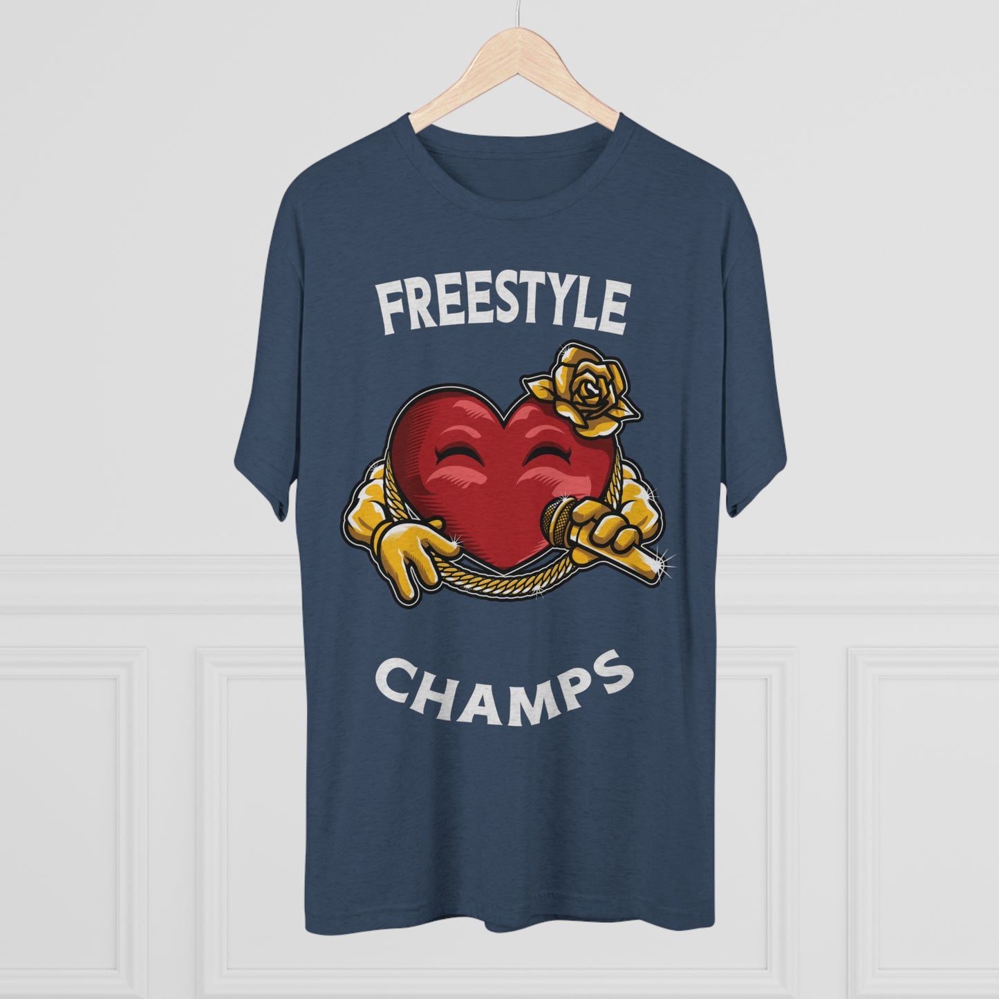 FREESTYLE CHAMPS  - PREMIUM SOFT - Unisex Tri-Blend Crew Tee (Next Level 6010)