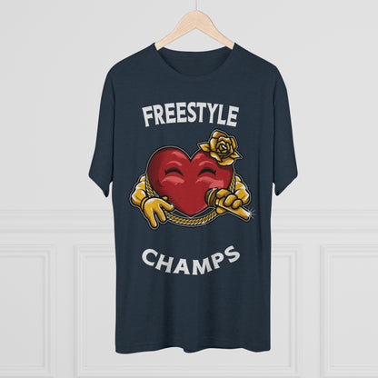 FREESTYLE CHAMPS  - PREMIUM SOFT - Unisex Tri-Blend Crew Tee (Next Level 6010)