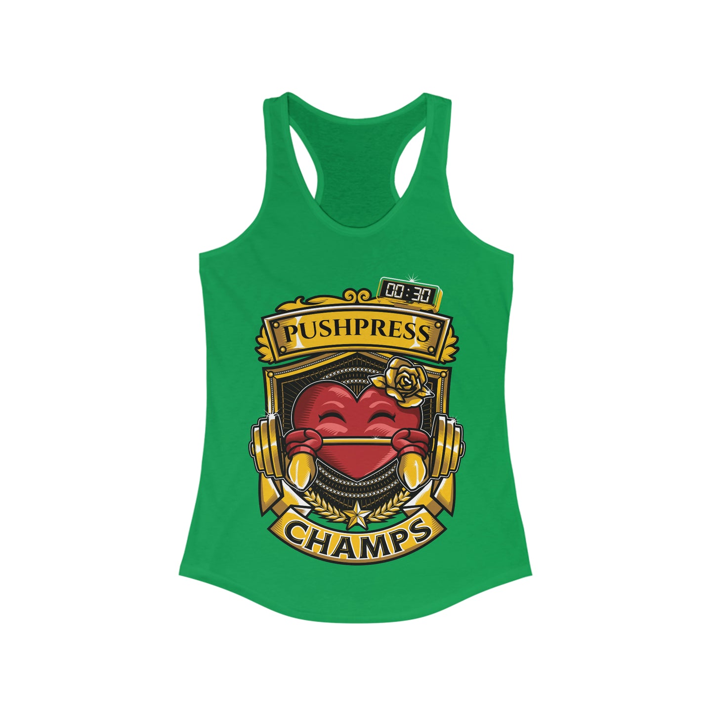 Copy of PUSHPRESS CHAMPS  - Women's Ideal Racerback Tank
