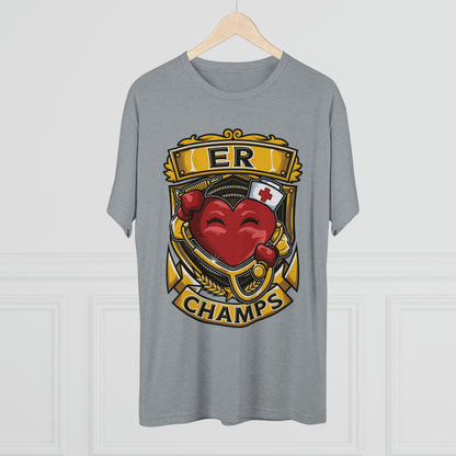 ER CHAMPS - PREMIUM SOFT - Unisex Tri-Blend Crew Tee (Next Level 6010)
