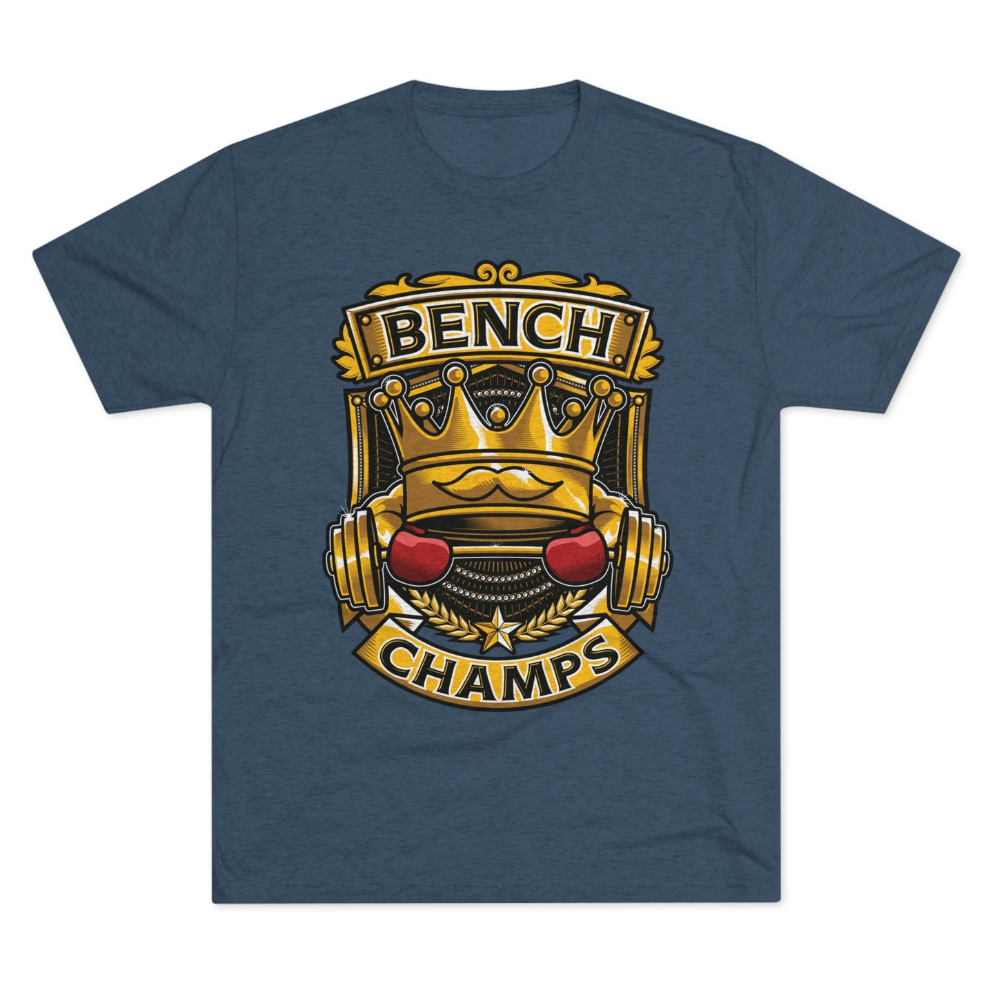 BENCH CHAMPS - PREMIUM SOFT - Unisex Tri-Blend Crew Tee (Next Level 6010)