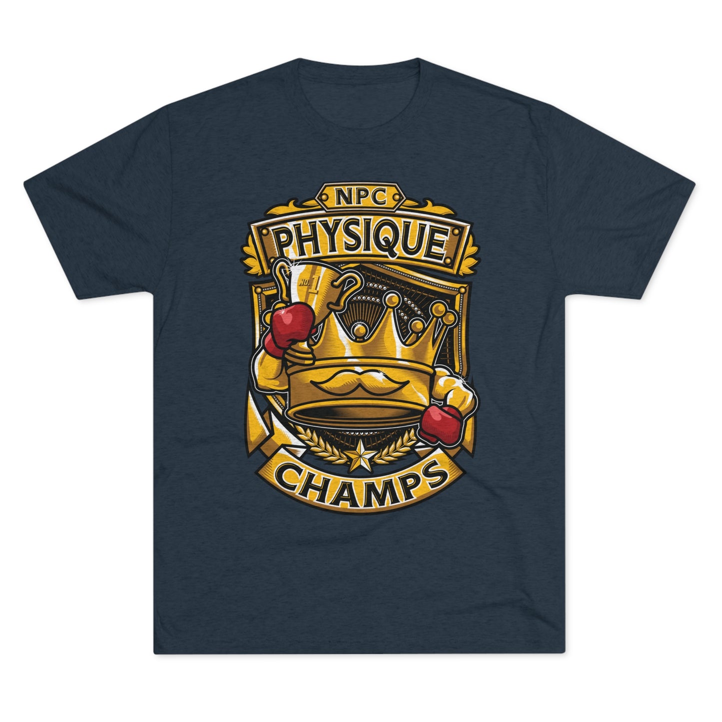 NPC PHYSIQUE CHAMPS  - PREMIUM SOFT - Unisex Tri-Blend Crew Tee (Next Level 6010)