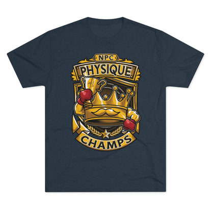NPC PHYSIQUE CHAMPS  - PREMIUM SOFT - Unisex Tri-Blend Crew Tee (Next Level 6010)