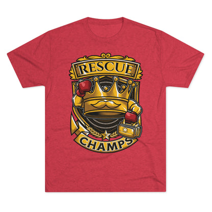 RESCUE CHAMPS  - PREMIUM SOFT - Unisex Tri-Blend Crew Tee (Next Level 6010)