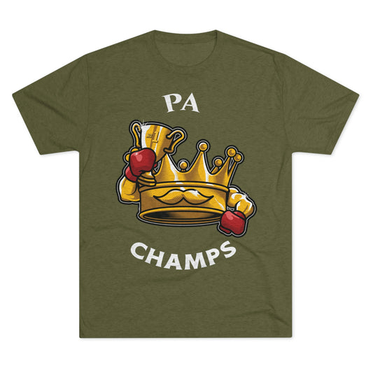 PA CHAMPS (Alternate Logo) - PREMIUM SOFT - Unisex Tri-Blend Crew Tee (Next Level 6010)