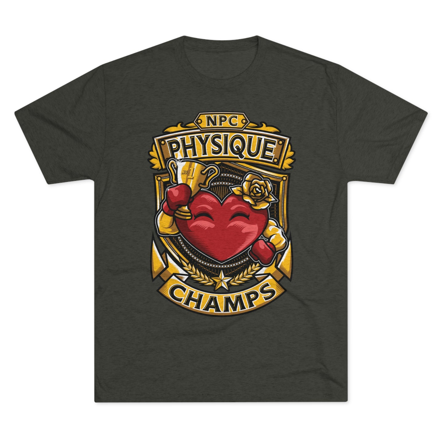 NPC PHYSIQUE CHAMPS  - PREMIUM SOFT - Unisex Tri-Blend Crew Tee (Next Level 6010)