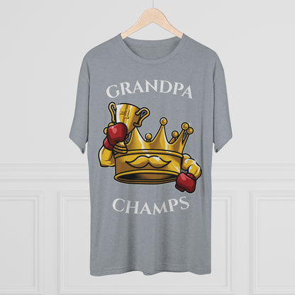 GRANDPA CHAMPS  - PREMIUM SOFT - Unisex Tri-Blend Crew Tee (Next Level 6010)