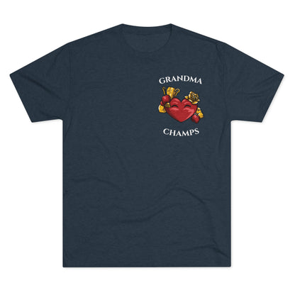 GRANDMA CHAMPS  - PREMIUM SOFT - Unisex Tri-Blend Crew Tee (Next Level 6010)