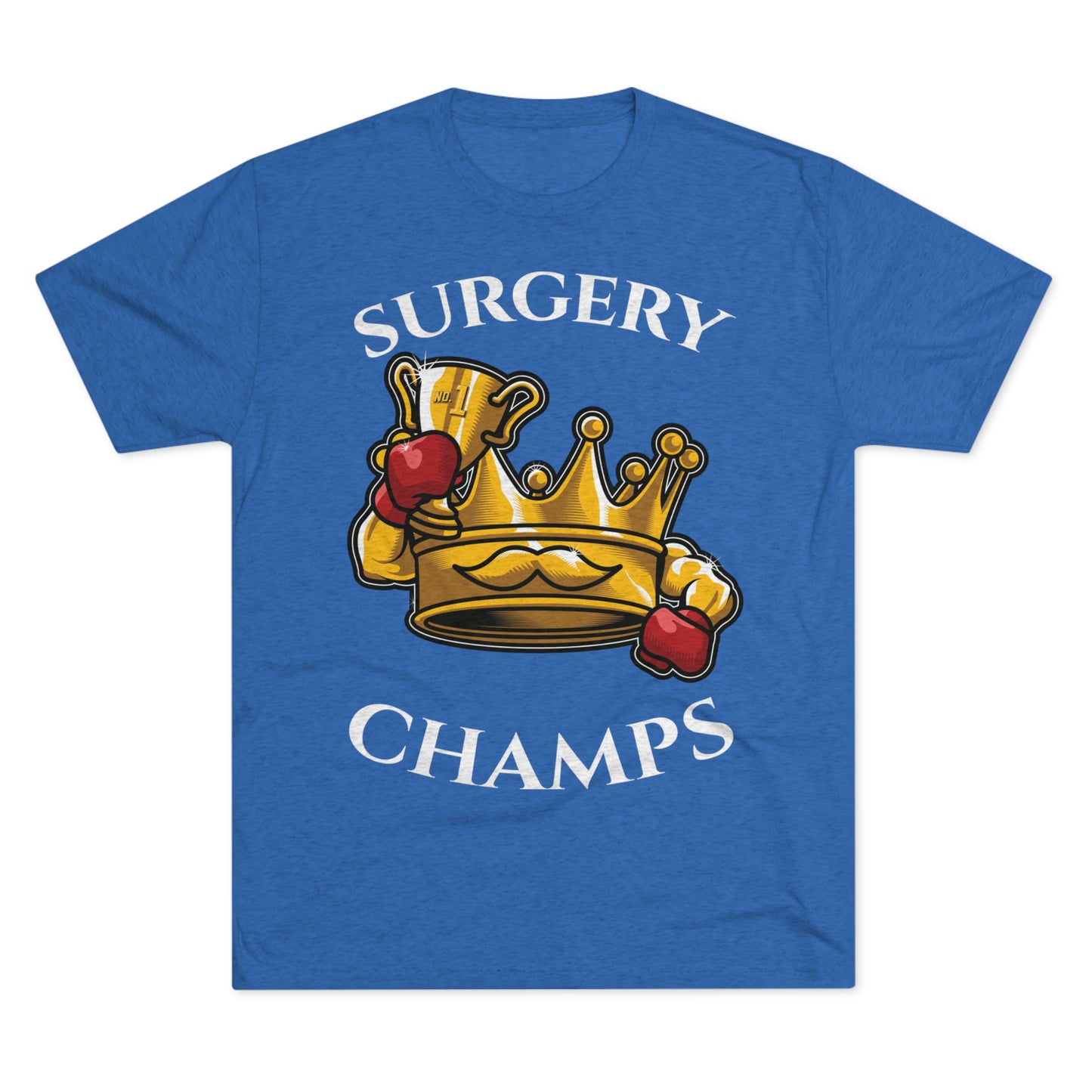 SURGERY CHAMPS (Alternate Logo) - PREMIUM SOFT - Unisex Tri-Blend Crew Tee (Next Level 6010)