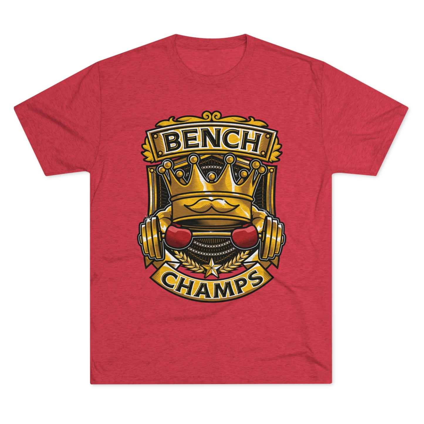 BENCH CHAMPS - PREMIUM SOFT - Unisex Tri-Blend Crew Tee (Next Level 6010)