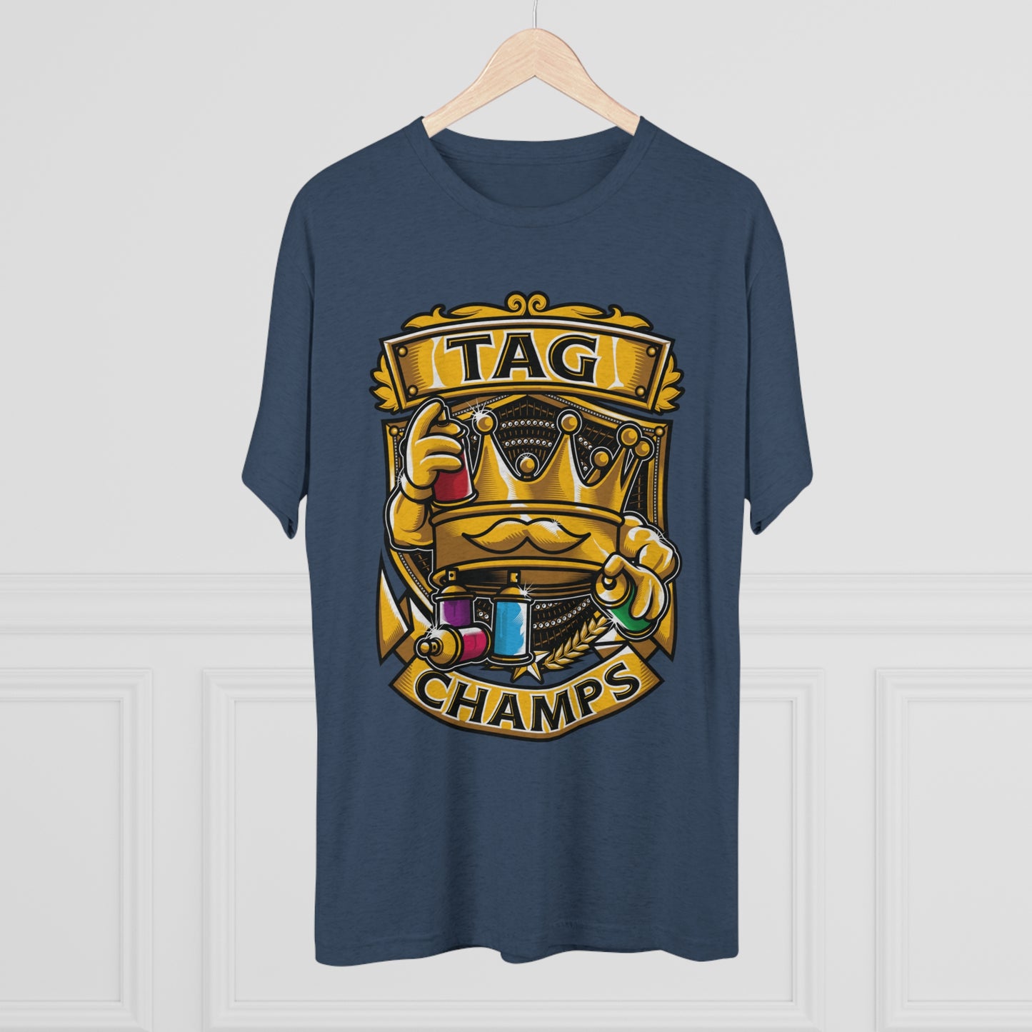 TAG CHAMPS  - PREMIUM SOFT - Unisex Tri-Blend Crew Tee (Next Level 6010)