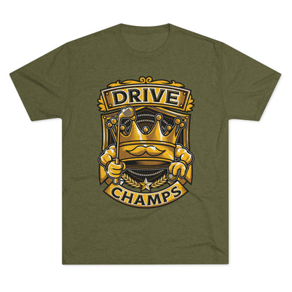 DRIVE CHAMPS  - PREMIUM SOFT - Unisex Tri-Blend Crew Tee (Next Level 6010)