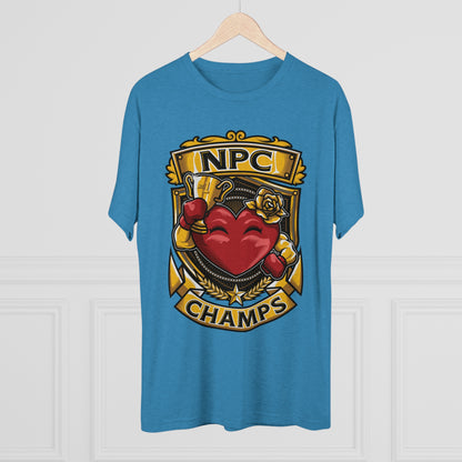 NPC CHAMPS  - PREMIUM SOFT - Unisex Tri-Blend Crew Tee (Next Level 6010)