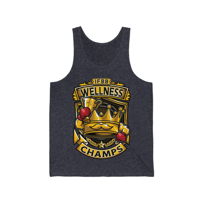 IFBB WELNESS CHAMPS - PREMIUM SOFT - Unisex Jersey Tank (Bella+Canvas 3480)