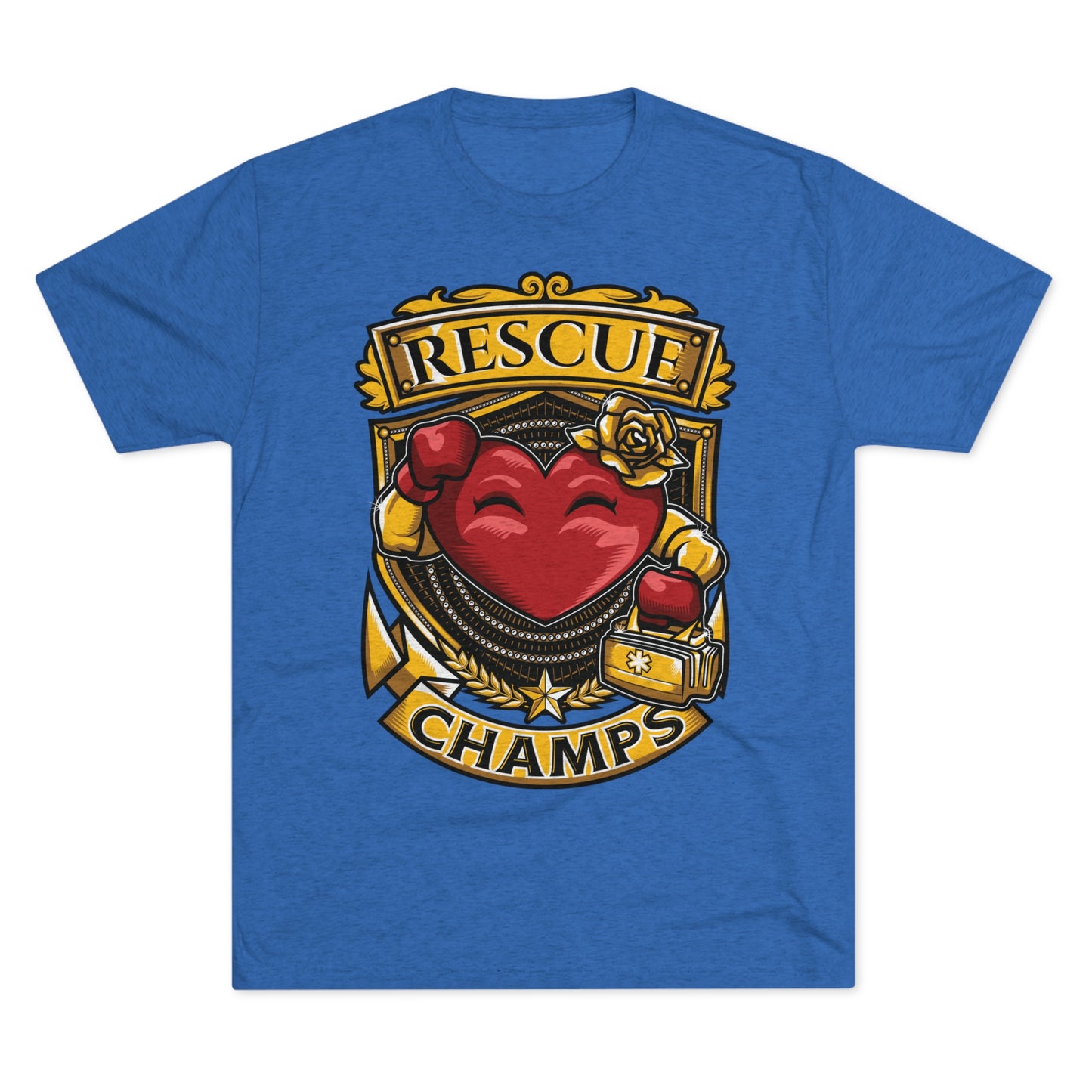 RESCUE CHAMPS  - PREMIUM SOFT - Unisex Tri-Blend Crew Tee (Next Level 6010)