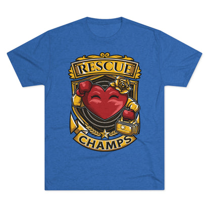 RESCUE CHAMPS  - PREMIUM SOFT - Unisex Tri-Blend Crew Tee (Next Level 6010)