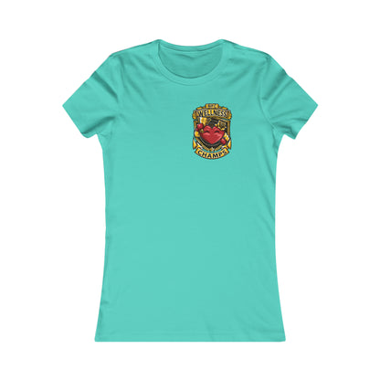 NPC WELLNESS CHAMPS (Small Front Logo) - Women's Favorite Tee (Bella+Canvas)