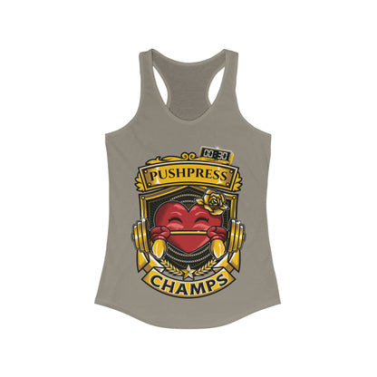 Copy of PUSHPRESS CHAMPS  - Women's Ideal Racerback Tank