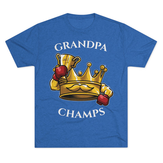 GRANDPA CHAMPS  - PREMIUM SOFT - Unisex Tri-Blend Crew Tee (Next Level 6010)
