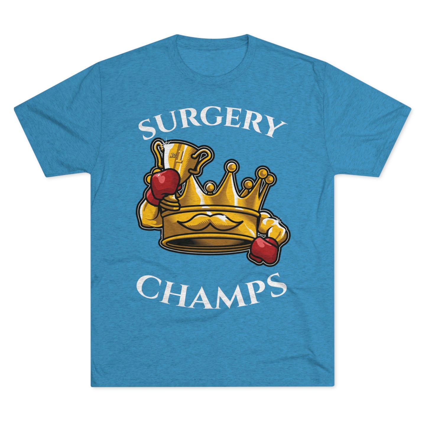 SURGERY CHAMPS (Alternate Logo) - PREMIUM SOFT - Unisex Tri-Blend Crew Tee (Next Level 6010)