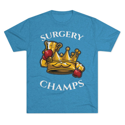 SURGERY CHAMPS (Alternate Logo) - PREMIUM SOFT - Unisex Tri-Blend Crew Tee (Next Level 6010)