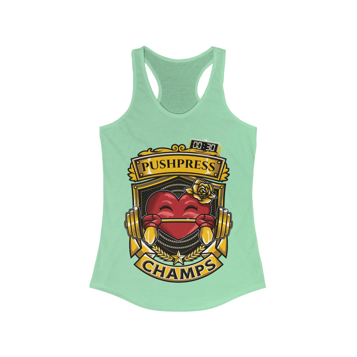 Copy of PUSHPRESS CHAMPS  - Women's Ideal Racerback Tank