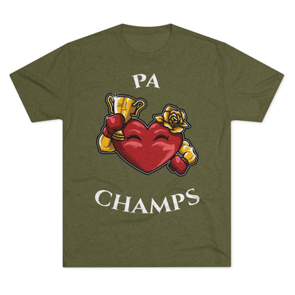 PA CHAMPS (Alternate Logo) - PREMIUM SOFT - Unisex Tri-Blend Crew Tee (Next Level 6010)