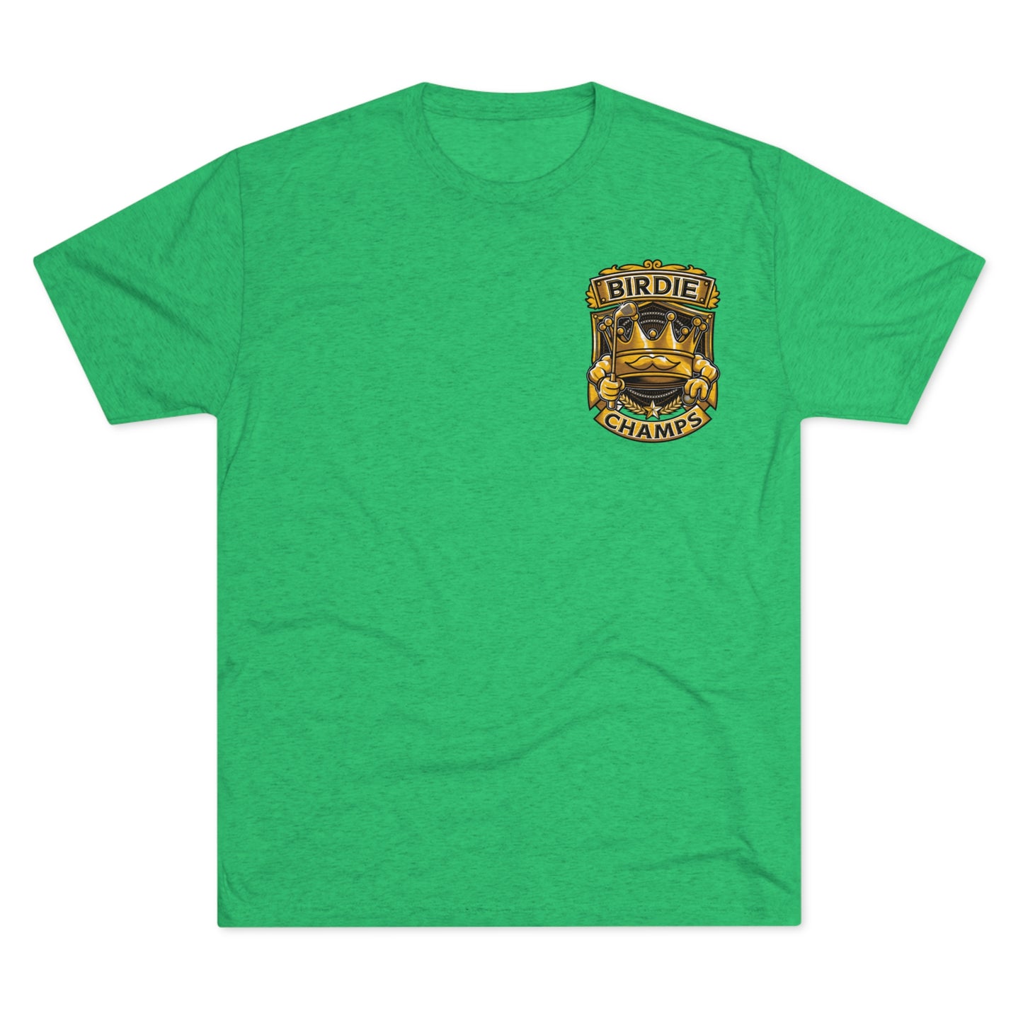 BIRDIE CHAMPS (Small Logo) - PREMIUM SOFT - Unisex Tri-Blend Crew Tee (Next Level 6010)
