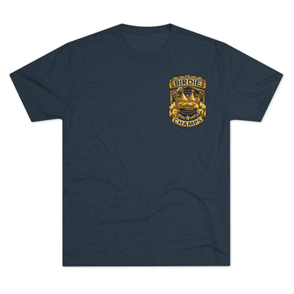 BIRDIE CHAMPS (Small Logo) - PREMIUM SOFT - Unisex Tri-Blend Crew Tee (Next Level 6010)