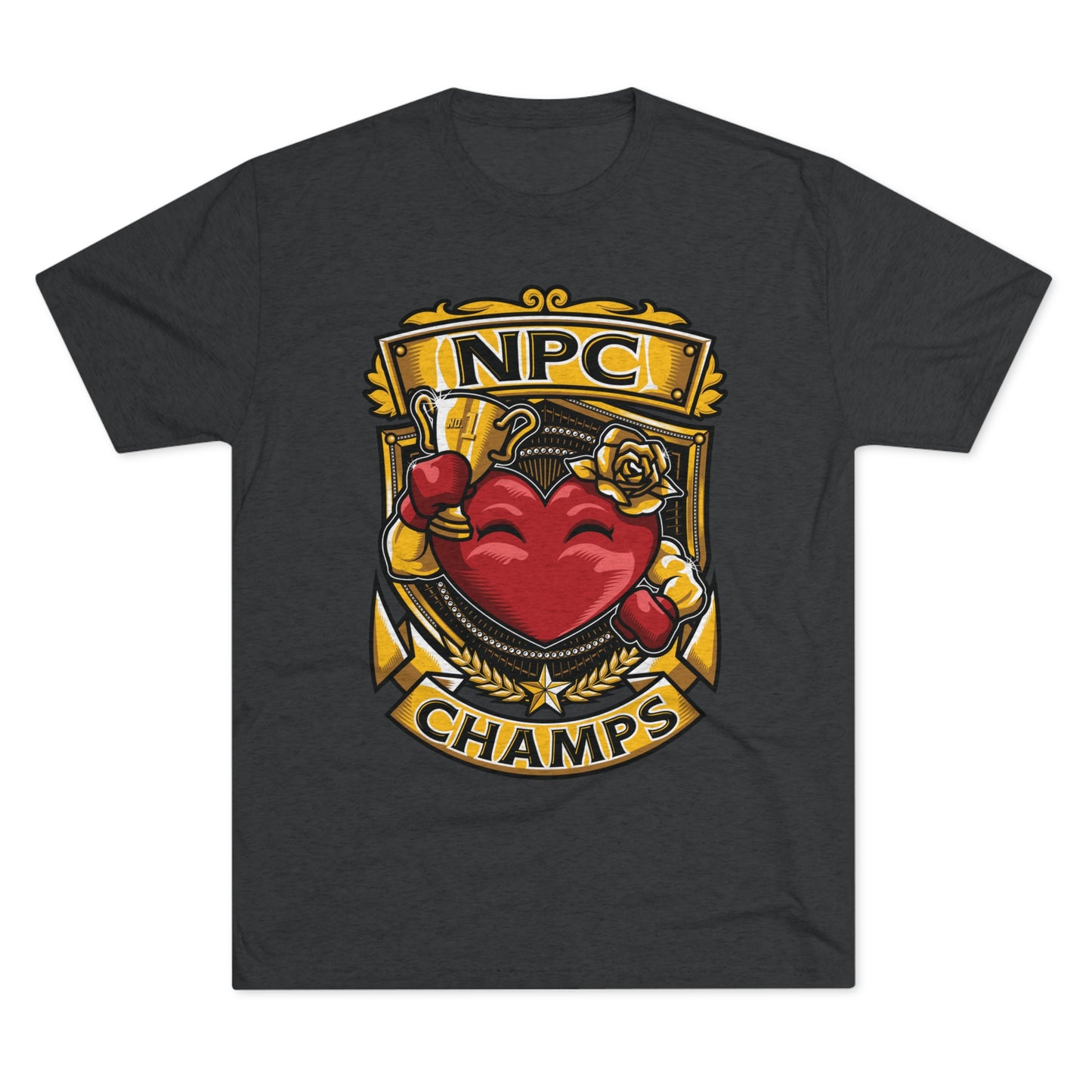 NPC CHAMPS  - PREMIUM SOFT - Unisex Tri-Blend Crew Tee (Next Level 6010)