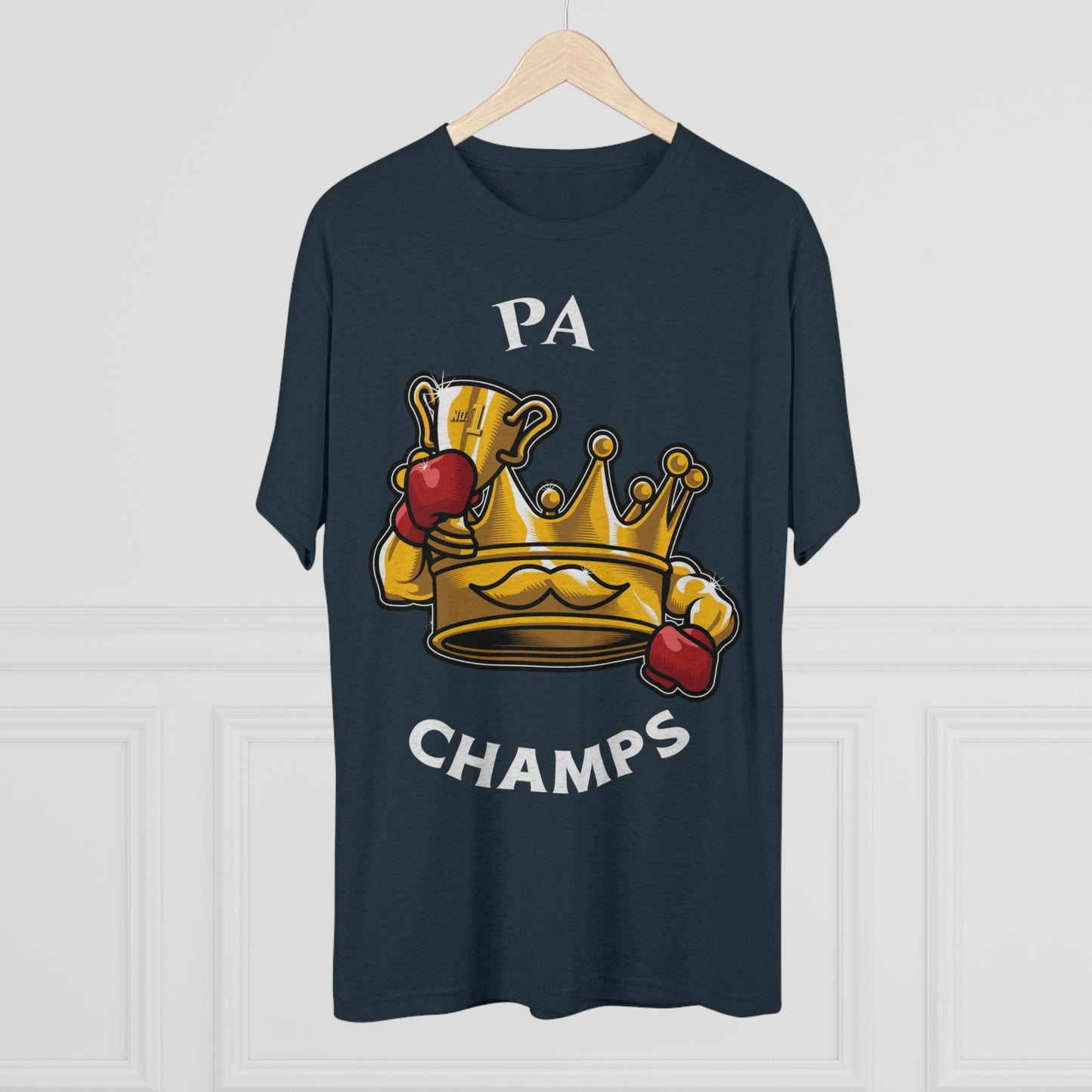 PA CHAMPS (Alternate Logo) - PREMIUM SOFT - Unisex Tri-Blend Crew Tee (Next Level 6010)