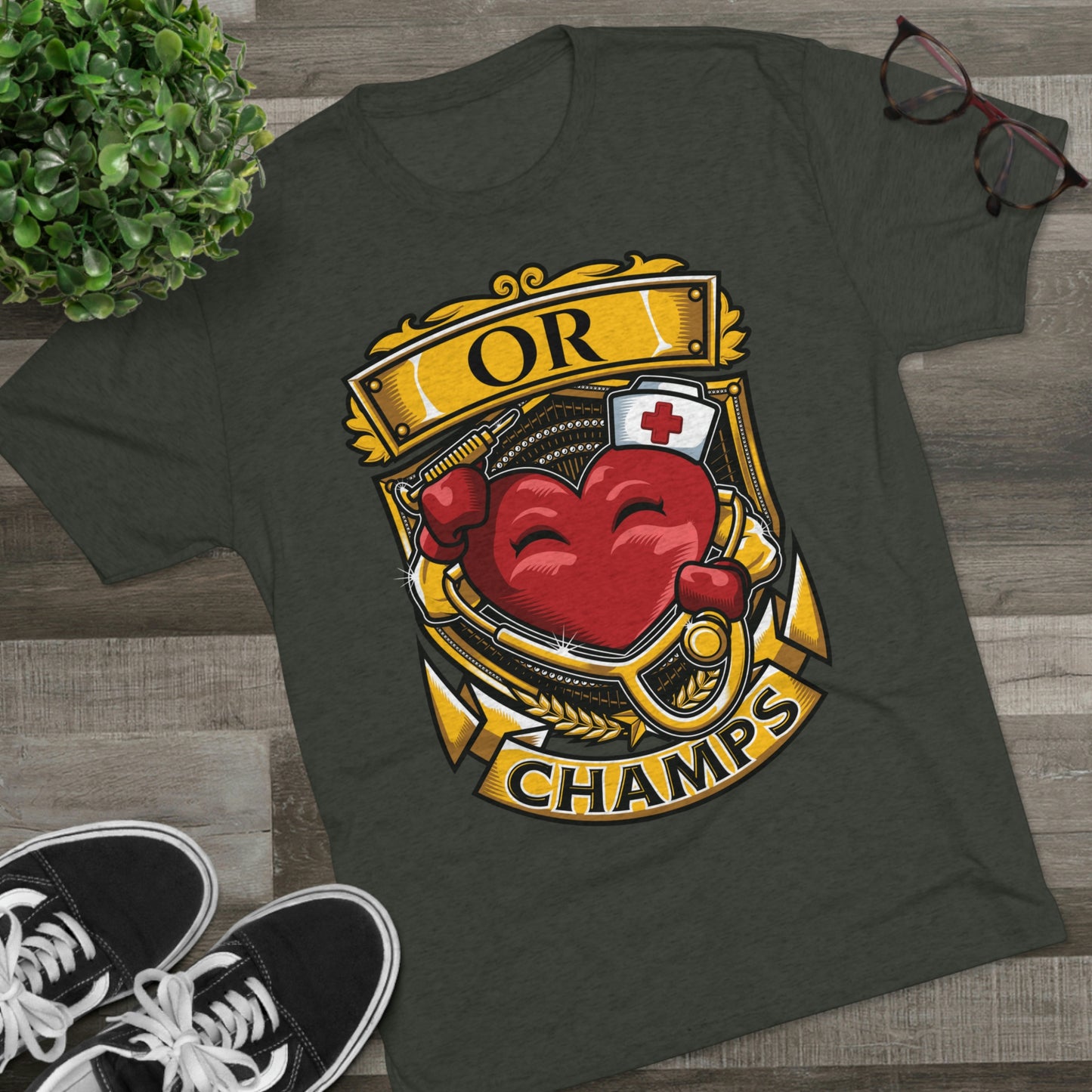 OR CHAMPS  - PREMIUM SOFT - Unisex Tri-Blend Crew Tee (Next Level 6010)