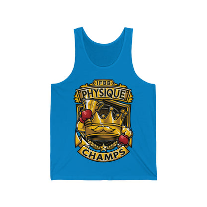 IFBB PHYSIQUE CHAMPS - PREMIUM SOFT - Unisex Jersey Tank (Bella+Canvas 3480)
