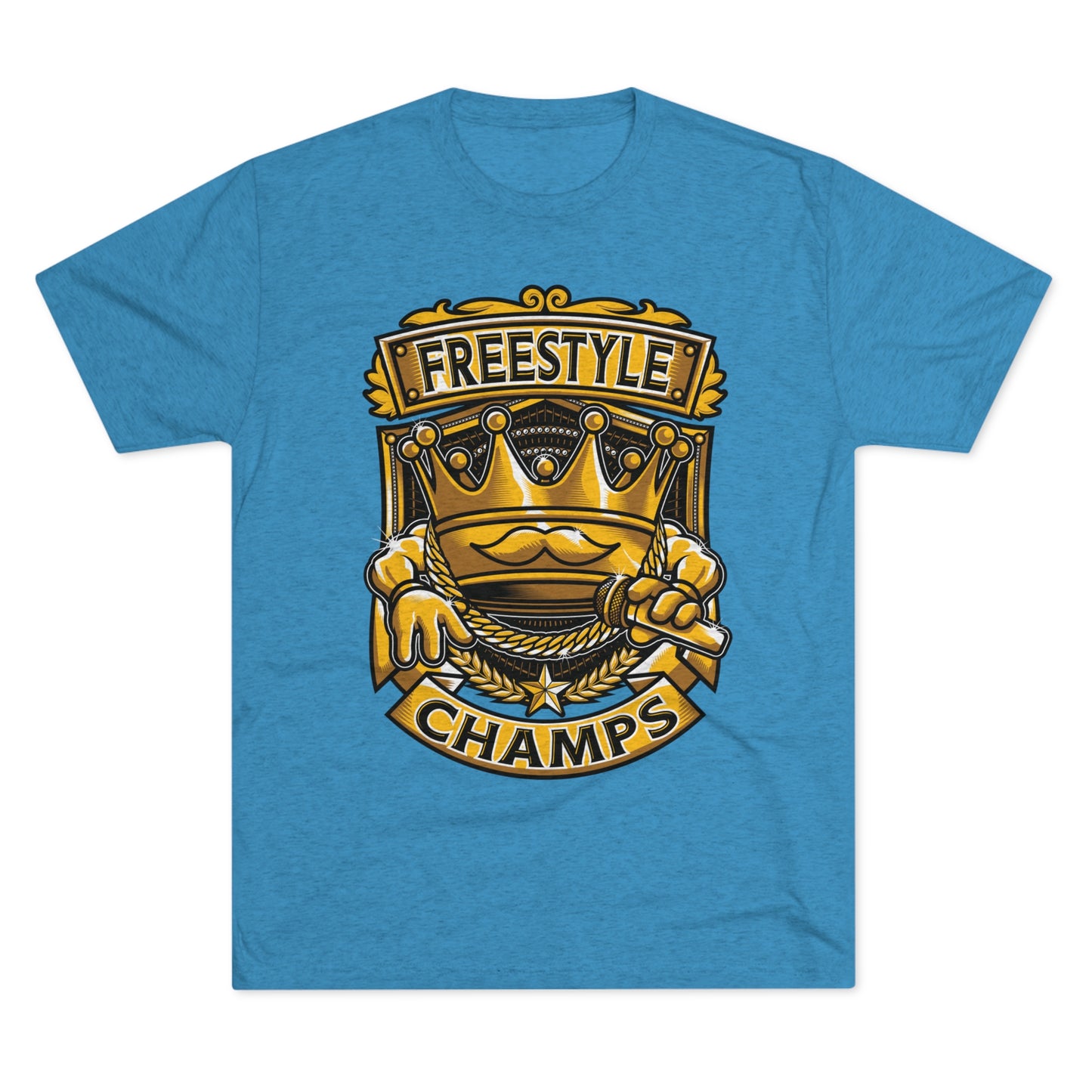 FREESTYLE CHAMPS  - PREMIUM SOFT - Unisex Tri-Blend Crew Tee (Next Level 6010)