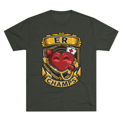 ER CHAMPS - PREMIUM SOFT - Unisex Tri-Blend Crew Tee (Next Level 6010)
