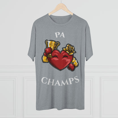 PA CHAMPS (Alternate Logo) - PREMIUM SOFT - Unisex Tri-Blend Crew Tee (Next Level 6010)