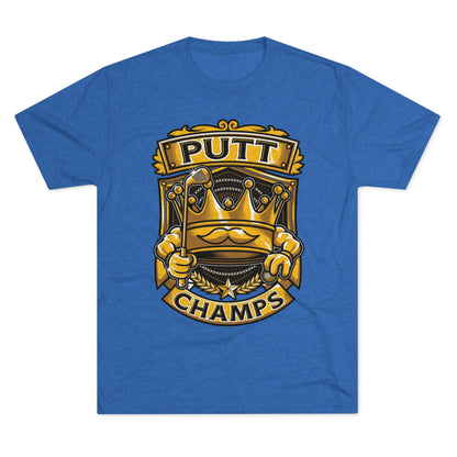 PUTT CHAMPS  - PREMIUM SOFT - Unisex Tri-Blend Crew Tee (Next Level 6010)